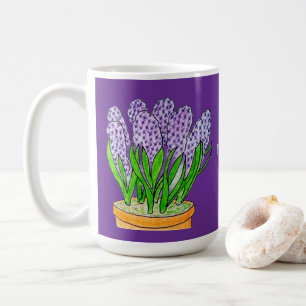 Mug Hyacinthes violets dans Planter Royal Purple