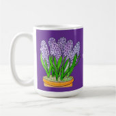 Mug Hyacinthes violets dans Planter Royal Purple (Gauche)
