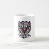 Mug Hybride de phénix patriotique Hybride d'animal pat (Centre)