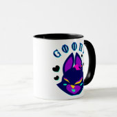 Mug hybride stylisé renard-chat (Devant droit)