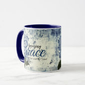 Mug Hydrangea bleu Amazing Grace   (Devant gauche)
