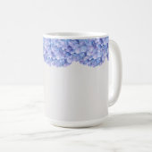 Mug Hydrangea Bleu Aquarelle Mère de la Mariée  (Devant droit)