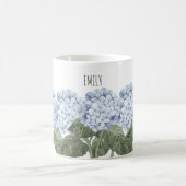 Mug Hydrangea Bleue Fleurie Céramique des Hamptons (Centre)