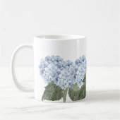 Mug Hydrangea Bleue Fleurie Céramique des Hamptons (Gauche)