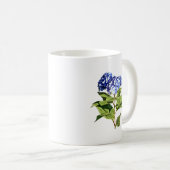 Mug Hydrangea Bleue Gracieuse (Devant droit)