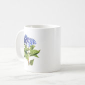 Mug Hydrangea Bleue Gracieuse (Devant gauche)