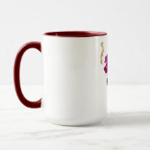 Mug Hydrangea Bloom – Vintage Botanical Fuchsia (Gauche)