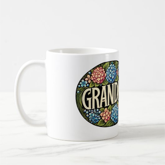 Mug Hydrangea Grand-mère (Gauche)