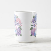 Mug Hydrangea : La gratitude grandit ici (Centre)