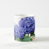 Mug Hydrangea & Or Elegant Floral Personnalisé (Centre)