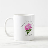 Mug Hydrangea rose Grand-millentenaire Meilleure maman (Gauche)