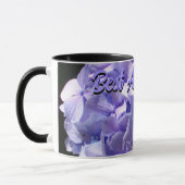 Mug Hydrangea violet fleurs pourpres meilleure tante j (Gauche)