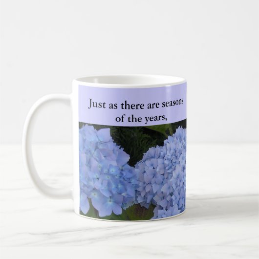 Mug Hydrangeas des saisons de nos vies (Gauche)