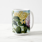 Mug Hydrangeas - Fleur Pastel Classique (Devant droit)