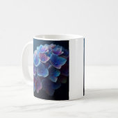 Mug Hydrangeas Floral Purple et Bleu (Devant gauche)