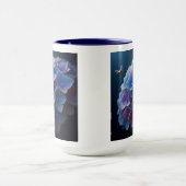 Mug Hydrangeas Floral Purple et Bleu (Centre)