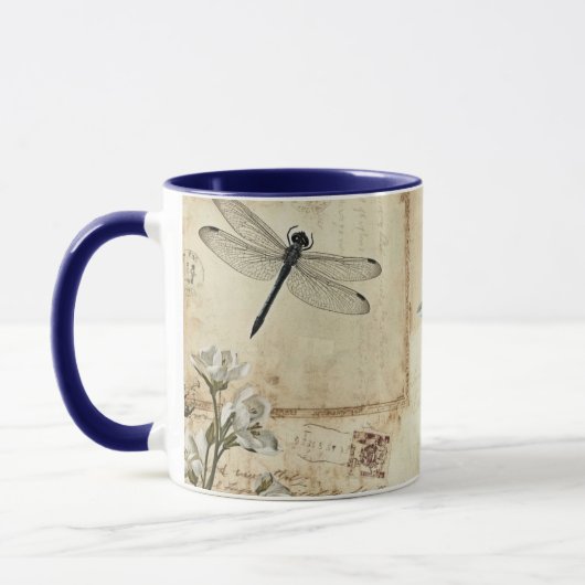 Mug Hydrangeas Shabby Chic (Gauche)