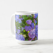 Mug Hydrangeas Violettes et Bleues (Devant gauche)