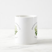 Mug Hydrangée blanche Grand-millénaire Meilleure maman (Centre)