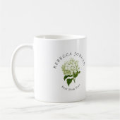 Mug Hydrangée blanche Grand-millénaire Meilleure maman (Gauche)