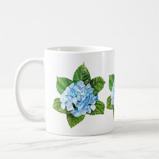 Mug Hydrangée bleue (Gauche)