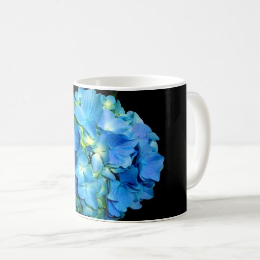 Mug Hydrangée bleue (Devant droit)