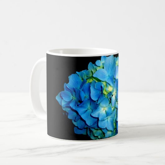 Mug Hydrangée bleue (Devant gauche)