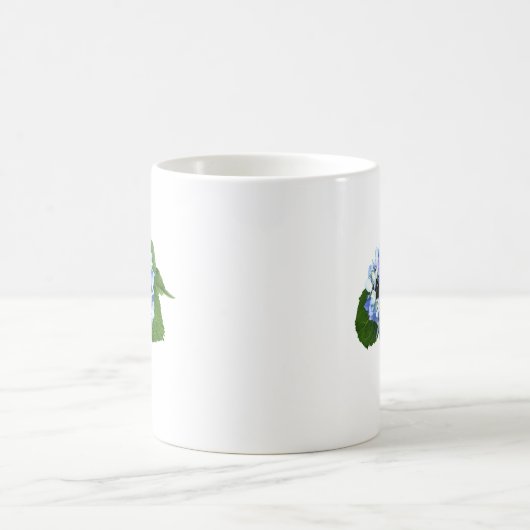 Mug Hydrangée bleue et violette (Centre)