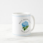 Mug Hydrangée Bleue Grand millénaire (Devant droit)