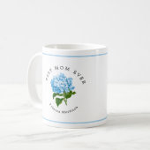 Mug Hydrangée Bleue Grand millénaire (Devant gauche)