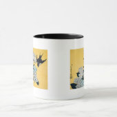 Mug Hydrangée et hirondelle, Hokusai, Ukiyo-e (Centre)