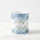 Mug Hydrangée florale personnalisée (Centre)