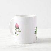 Mug Hydrangée rose fleur rose rose rose floral (Devant gauche)