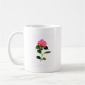 Mug Hydrangée rose fleur rose rose rose floral (Gauche)