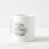 Mug Hydrangée Rose Pale Avec Bébé Respiration (Devant gauche)