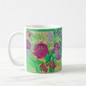 Mug hydrangée violette, fleurs de jardin (Gauche)