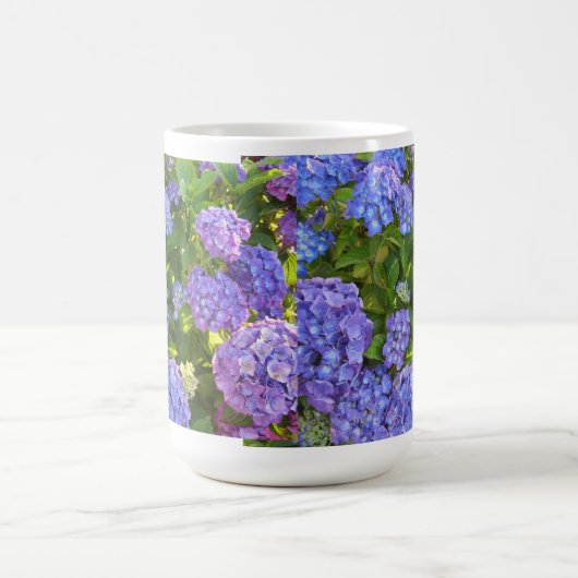 Mug Hydrangées violettes et bleues (Centre)
