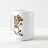Mug Hydrate – Funny Camel Running Fitness Design (Devant gauche)