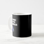 Mug Hydrocéphalie Survivante Stop Awareness Guerrier 3 (Devant gauche)