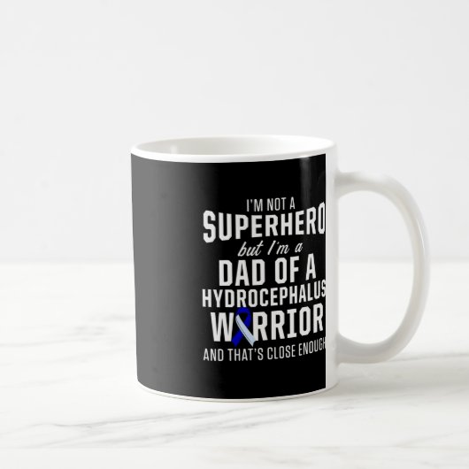 Mug Hydrocéphalie Survivor Papa Hero (Droite)