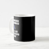 Mug Hydrocéphalie Survivor Vécu Guerrier de sensibilis (Devant gauche)