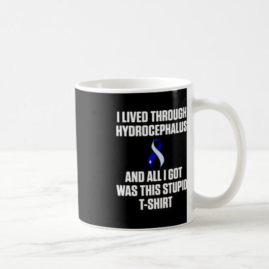 Mug Hydrocéphalie Survivor Vécu Guerrier de sensibilis (Droite)
