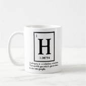 Mug hydrogène - un gaz qui se transforme en personnes (Gauche)