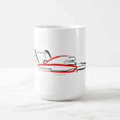 Mug Hydroplane 01 Noir et Rouge (Centre)