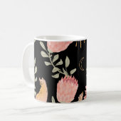 Mug Hyena & Protea : Motif Vintage foncé (Devant gauche)