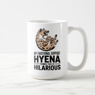 Mug Hyène de Soutien Émotionnel Mème Amusant de Santé 