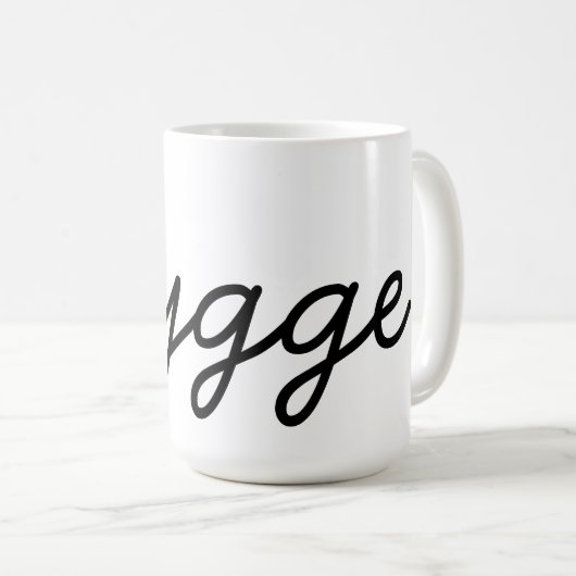 Mug Hygge Black Elegant (Devant droit)