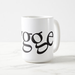 Mug Hygge Musique noire et blanche