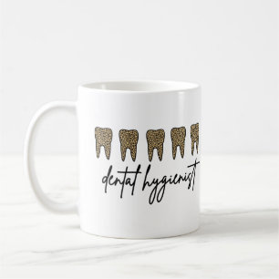 Mug Hygiène dentaire   RDH Dentist Cheetah print veni