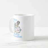 Mug Hygiéniste dentaire drôle (Devant gauche)